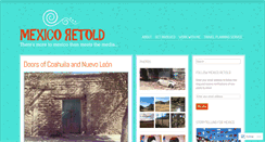 Desktop Screenshot of mexicoretold.com